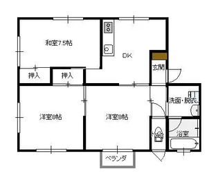フローラル7【1階】の間取り