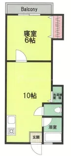 石井マンション【4階】の間取り