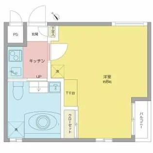 愛知県名古屋市熱田区伝馬2【アパート】の間取り