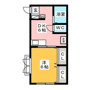 コーポアンドウ【2階】の間取り