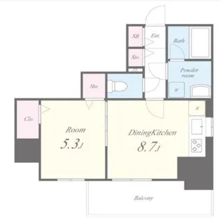 VALENTIA麻布【11階】の間取り