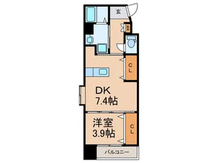 仮)アルゴヴィラージュ天神II【2階】の間取り