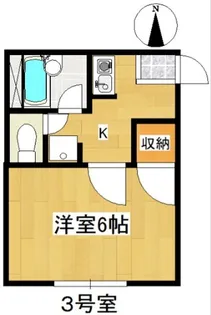 ピュアハウス八木山【1階】の間取り