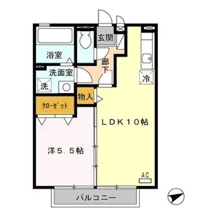 アルペジオ久原 B棟【2階】の間取り