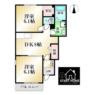 ウィルレジデンスX【1階】の間取り