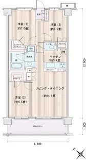 東京都江東区豊洲3【マンション】の間取り