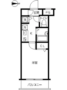 スカイコート都立家政EAST【5階】の間取り