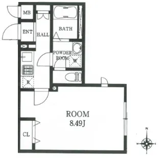 One’s Stage大宮堀の内【4階】の間取り