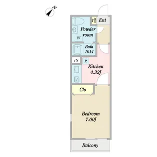 エトーレ笹塚A棟【2階】の間取り