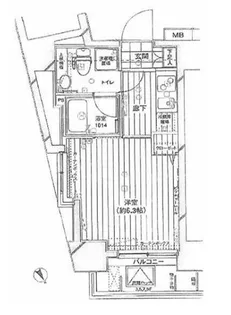プレール目黒リバーサイド【4階】の間取り