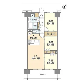 プレシス横濱新子安【2階】の間取り