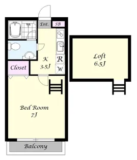 メゾンクーリュ【3階】の間取り