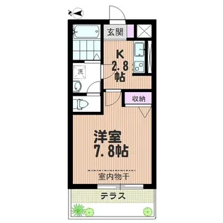 アンベリール【1階】の間取り
