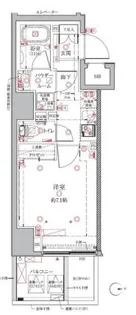 クレイシアIDZ浅草【10階】の間取り