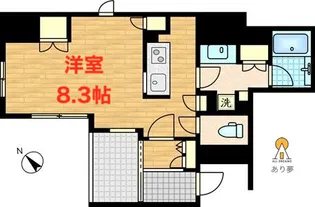 アルス横浜ベイアドレス【6階】の間取り