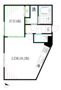 THE PALMS三鷹II【2階】の間取り