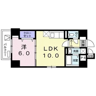 デュランタ錦糸町【5階】の間取り