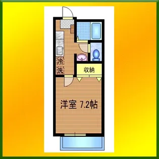 パークハイツA【1階】の間取り