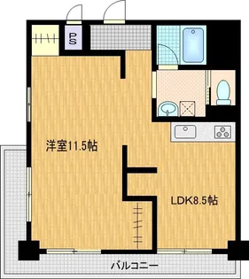 綱島グリーンアパルト【4階】の間取り