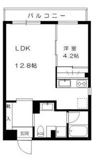 サイプレスコート【1階】の間取り