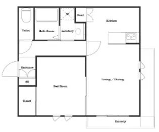 LUCEヘーベルメゾン元住吉【4階】の間取り