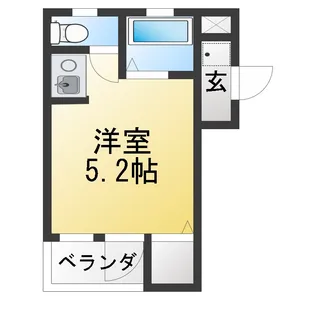 ハッピーエハラ【4階】の間取り