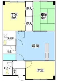 原マンション【1階】の間取り