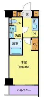 クレヴィスタ横浜綱島【1階】の間取り