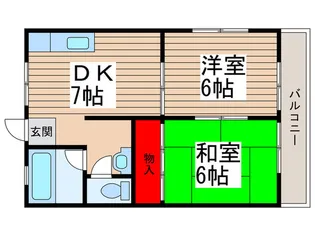 井上マンション【5階】の間取り
