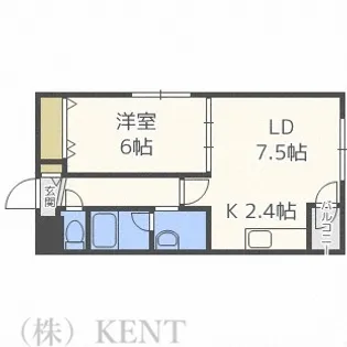 南2条スクエアガーデン【5階】の間取り