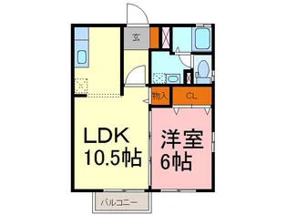 コートグランツ【2階】の間取り