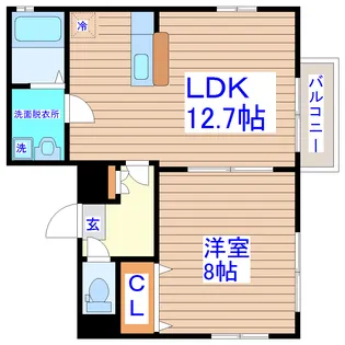 オルシャンヴル【4階】の間取り