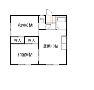 北星ハイツ【2階】の間取り