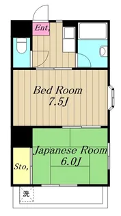 チェリーハイツ(矢部4)【2階】の間取り