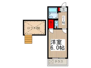 東川口ハイツ【1階】の間取り