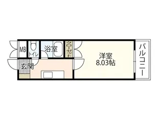 レガロ出汐【4階】の間取り