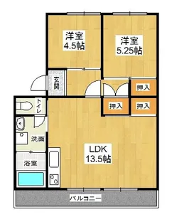 第2ACビル【1階】の間取り