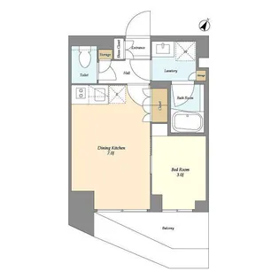 ミュプレ表参道【7階】の間取り