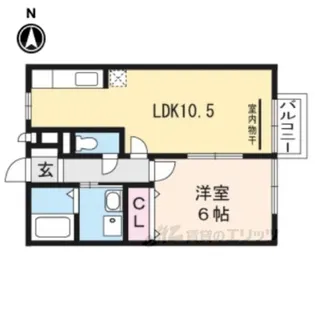 ベルコート木ノ座【2階】の間取り