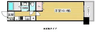レジディア三宮東【4階】の間取り