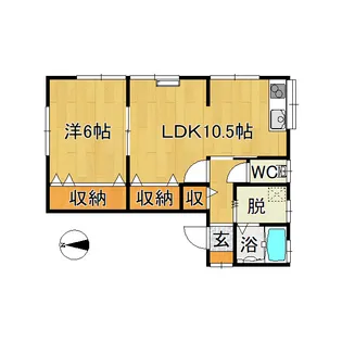 メゾン本町【2階】の間取り