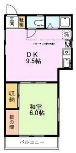 千曲荘【2階】の間取り