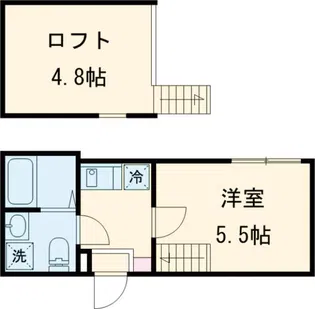 ハーモニーテラス青井XIII【2階】の間取り