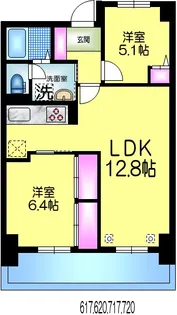 綾瀬プルミエ【7階】の間取り