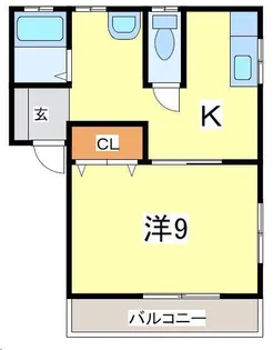 ベーシックブリッヂサンライズマンション【1階】の間取り