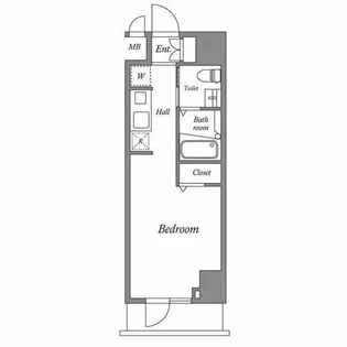 ルクレ西新宿【12階】の間取り