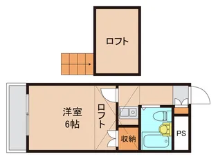 ドリットハイツ【2階】の間取り