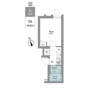LEGALAND恵比寿ANNEX【4階】の間取り