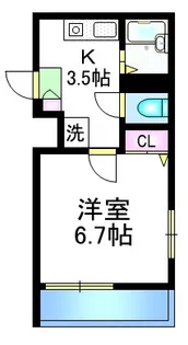 メゾンド・シオン駒込【3階】の間取り