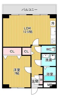 アネックス塚本【4階】の間取り